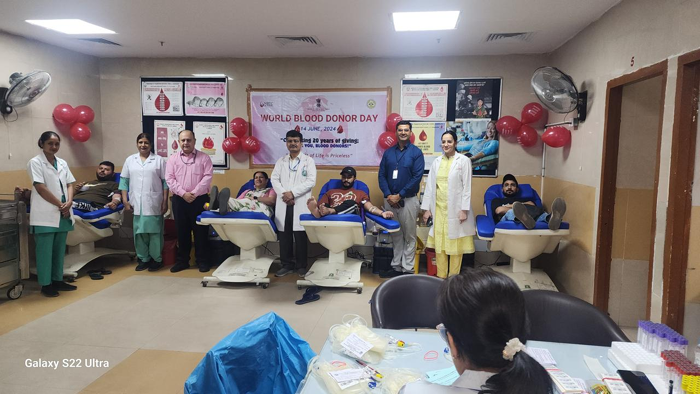 "PGI celebrates World Blood Donor Day: Successfully Organized Three Blood Donation Camps in tricity with 350 Donations"